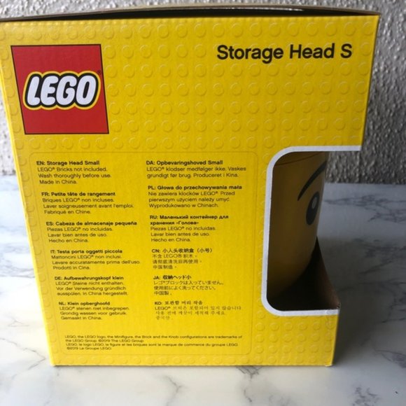 LEGO Storage Head small silly great room decor organization fun new NIB - Picture 6 of 7